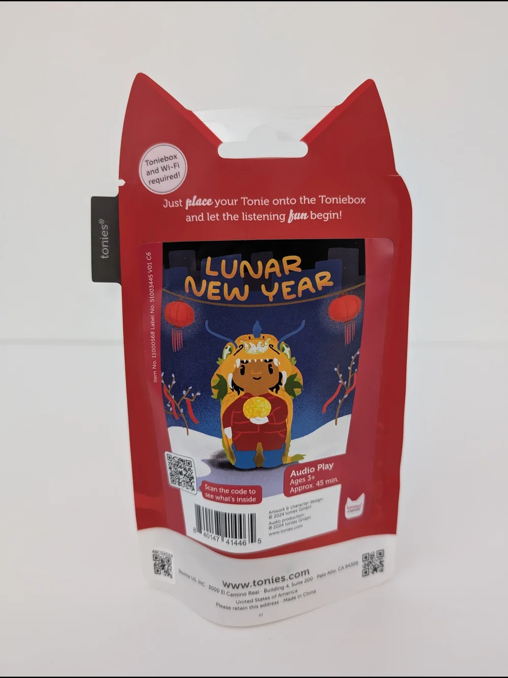Tonies Lunar New Year Figurine Audio Play Character Kids Age 3+ Screen Free